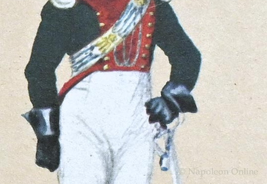 Kavallerie - 5. Chevaulegers-Regiment Leiningen, Oberlieutenant 1812