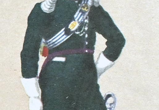 Kavallerie - National Chevaulegers-Regiment, Lieutenant 1813
