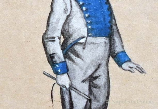 Artillerie - Fuhrwesen, Soldat 1806