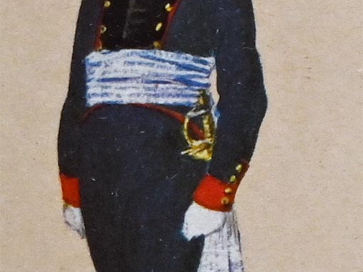 Artillerie - Lieutenant der Fußartillerie 1805