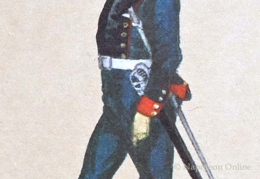 Artillerie - Unteroffizier der Fußartillerie 1803