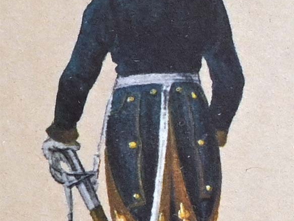 Artillerie - Hauptmann der Fußartillerie 1802