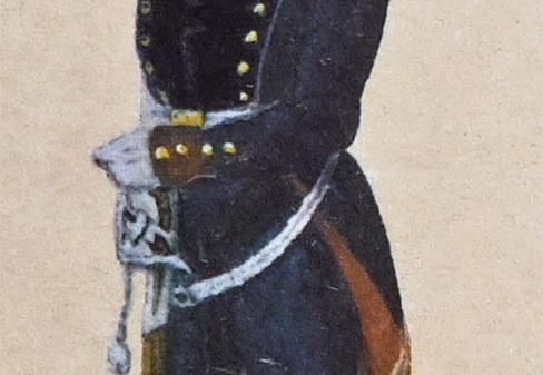 Artillerie - Oberlieutenant der Fußartillerie 1802