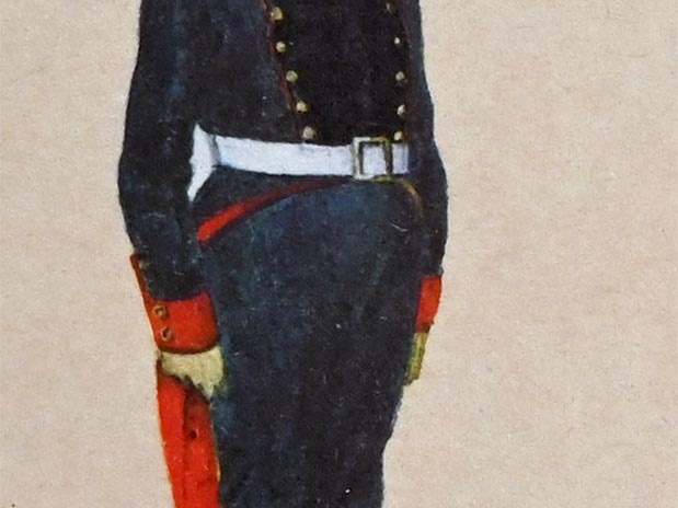 Artillerie - Soldat der Ouvriers-Kompanie 1800