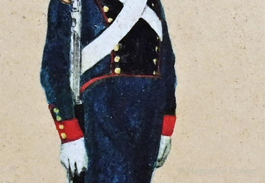 Artillerie - Korporal der Fußartillerie 1814