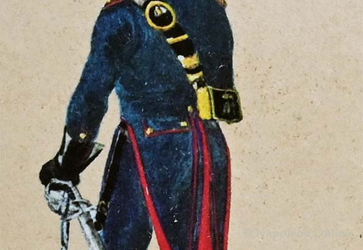 Artillerie - Lieutenant der Reitenden Artillerie 1812