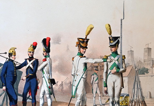 Garde de Paris 1808 und Sapeurs-Pompiers 1808