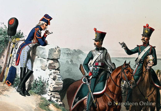 Kaisergarde 1813 - Grenadiere zu Pferd und Eclaireurs