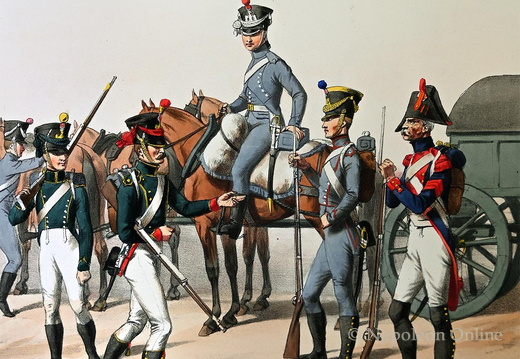 Kaisergarde 1811-1812 - Infanterie, Train, Handwerker und Veteranen