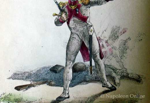 Garde - Offizier des 3. (Holländischen) Gardegrenadier-Regiments zu Fuß 1810-1813