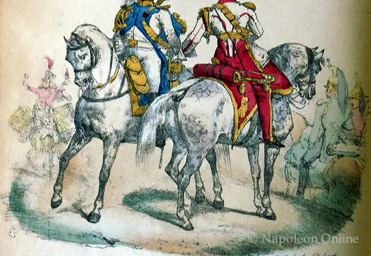 Garde - Trompeter der Dragoner und des 2. Chevaulegers-Regiment