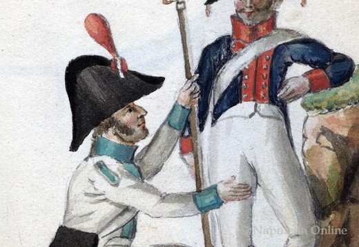 Spanien - Füsilier vom Infanterie-Regiment Asturien (sitzend) und Füsilier vom Infanterie-Regiment Princessa