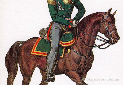 Linieninfanterie - Regiment Minsk, Stabsoffizier