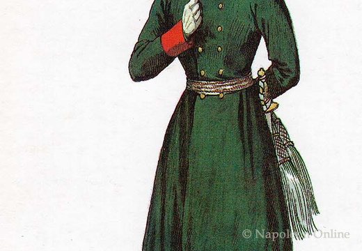 Linieninfanterie - Regiment Belozersk, Kompanieoffizier