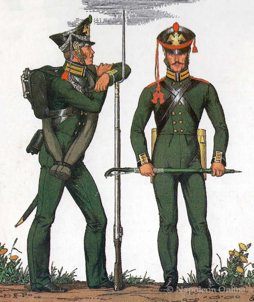 Jäger zu Fuß und Artillerie - Leibgarde-Jäger-Regiment, Soldat, und ...