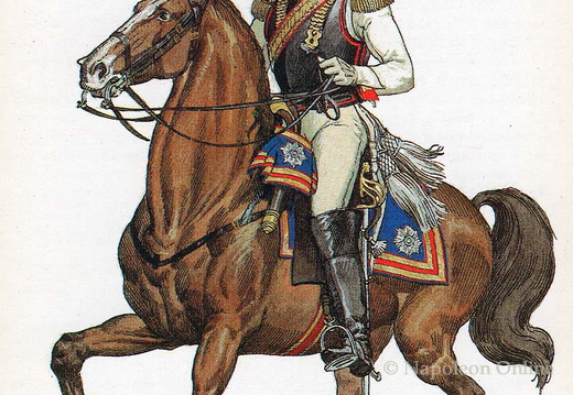 Kürassiere - Leibgarde-Kavallerie-Regiment, Stabsoffizier