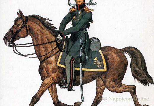 Milizen - Reitende Artillerie von Tula, Oberoffizier
