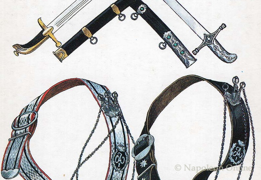 Kosaken - Säbel und Patronentaschen
