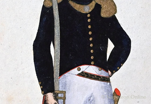 Frankreich - Gardegrenadiere zu Fuß, Offizier