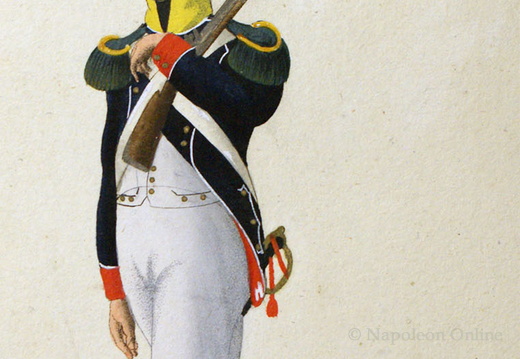 Frankreich - Voltigeure der Kaisergarde, Soldat