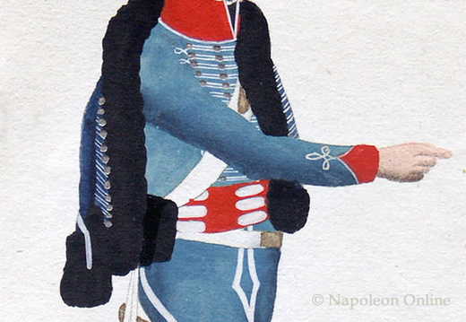 Frankreich - Husaren, Husar vom 10. Regiment