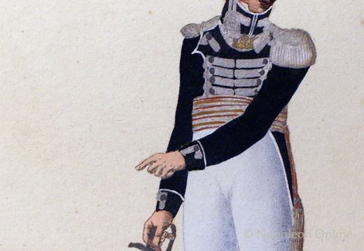 Württemberg - Garde-Regiment zu Fuß, Offizier der Füsiliere