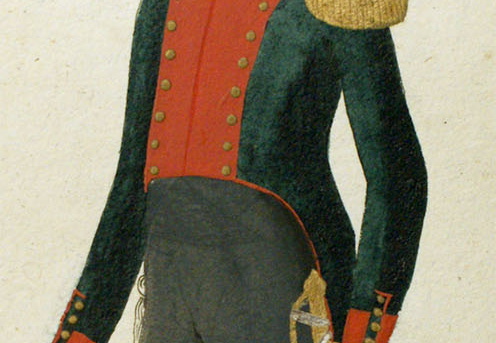 Sachsen - Artillerie zu Fuß, Offizier