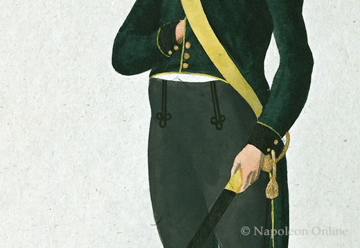 Nassau - Infanterie, Offizier