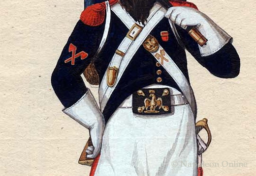 Frankreich - Garde-Grenadiere zu Fuß, Sappeur