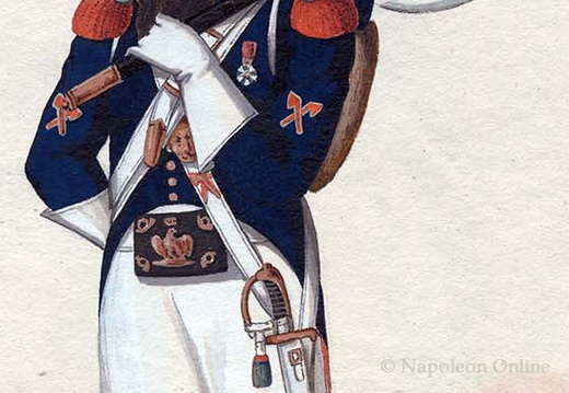 Frankreich - Garde-Jäger zu Fuß, Sappeur