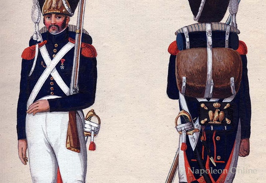 Frankreich - Garde-Grenadiere zu Fuß, Grenadiere