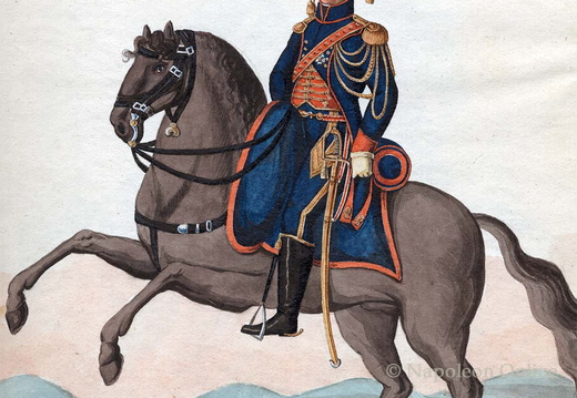 Frankreich - Garde-Artillerie zu Pferd, Offizier