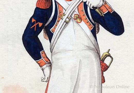 Frankreich - Linieninfanterie, 25. Regiment, Sappeur