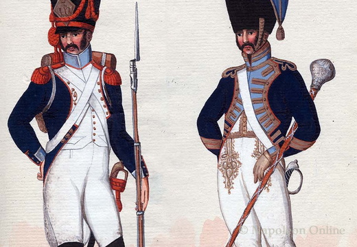 Frankreich - Linieninfanterie, 45. Regiment, Grenadier und Tambour-Major