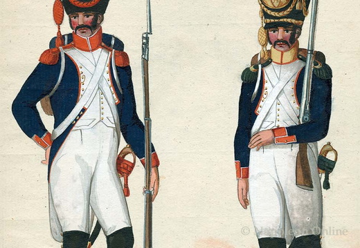 Frankreich - Linieninfanterie, 94. Regiment, Grenadier und Voltigeur