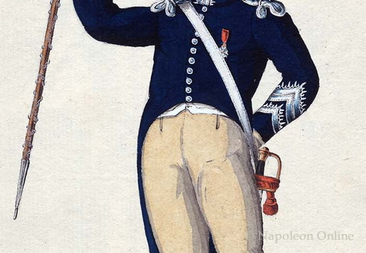 Frankreich - Leichte Infanterie, 16. Regiment, Tambour-Major 