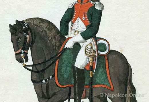 Frankreich - Dragoner, 3. Regiment, Offizier
