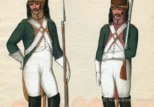 Frankreich - Dragoner, 20. und 6. Regiment, Dragoner