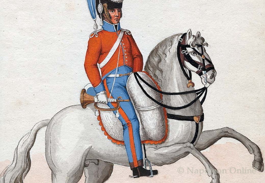 Frankreich - Jäger zu Pferd, 24. Regiment, Trompeter