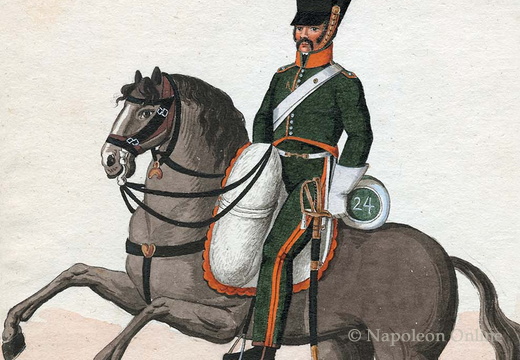 Frankreich - Jäger zu Pferd, 24. Regiment, Jäger