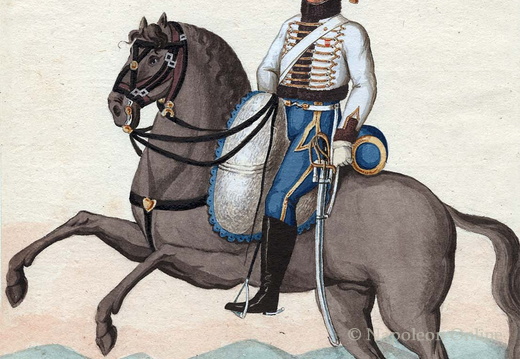 Frankreich - Husaren, 5. Regiment, Husar der Elitekompanie
