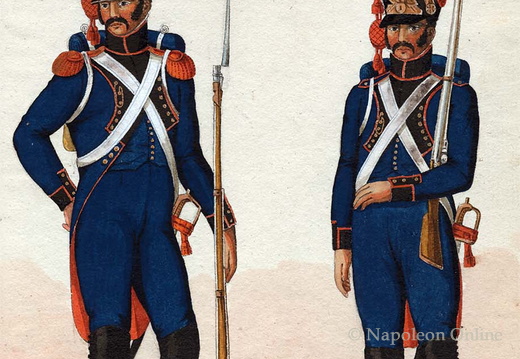 Frankreich - Sappeure, 1. Regiment, Sappeur 1. und 2. Klasse