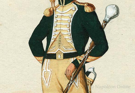 Italien - Leichte Infanterie, 1. Regiment, Tambour-Major