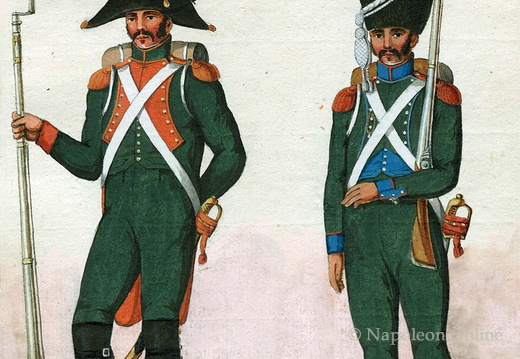 Italien - Sappeure, Soldat und Leichte Infanterie, 3. Regiment, Karabinier