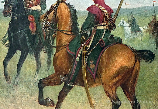 Frankreich - Litauische Tataren, Offizier und Ulan