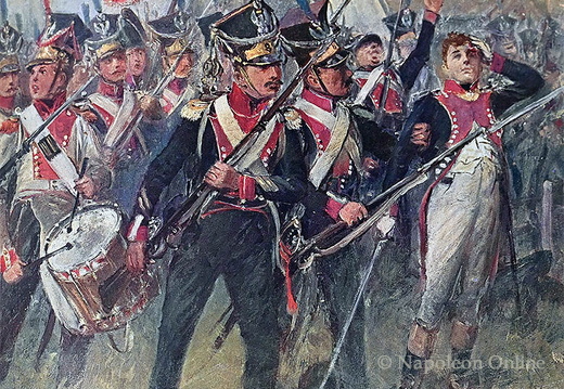 Infanterie - 8. Regiment bei Raszyn 1809