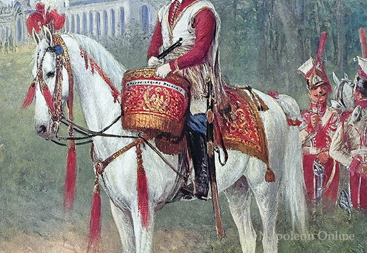 Frankreich - 1. (polnisches) Chevaulegers-Regiment der Kaisergarde, Pauker und Trompeter