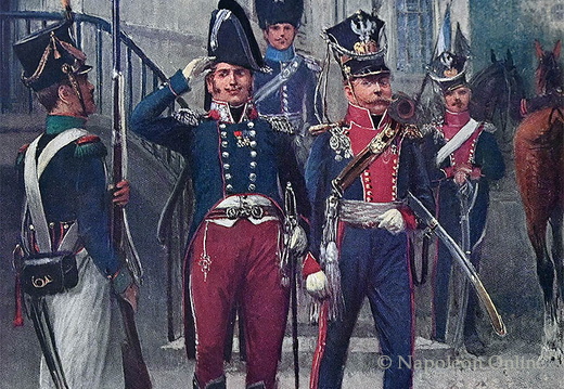 Generalstab, Ulanen und Infanterie