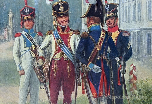 Infanterie und Nationalgarde - Musiker und Unteroffizier
