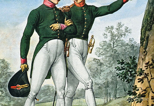 Chevaulegers - 1. und 3. Regiment, Offiziere im Gesellschaftsanzug